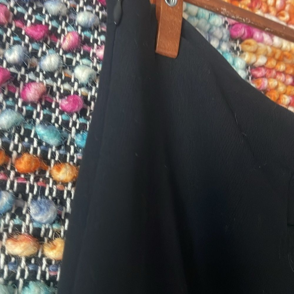 Beautiful Celine black skirt from France.  Gorgeous details in back with pleats. - Picture 5 of 7
